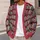 Vintage Library Bookshelf Rows for Cozy Autumn Reading Days and Book Lover Style All-over Print Knitted Cardigan - 5