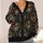 Pumpkin Head Skeletons and Wreaths for Halloween Nights and Autumn Gatherings All-over Print Knitted Cardigan - 4