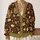 Mushroom Bookshop And Tea Cottagecore Reading Nook For Cozy Autumn Book Lovers All-over Print Knitted Cardigan - 2