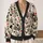 Queen Of Books Playing Cards For Book Lovers And Whimsical Reading Days All-over Print Knitted Cardigan - 2