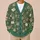 Books Coffee Cups Muffins and Leaves for Cozy Autumn Reading Days All-over Print Knitted Cardigan - 6