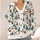 Cute Snowmen Reading Books in a Winter Forest for Cozy Everyday Layering All-over Print Knitted Cardigan - 4