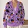 Black Cats, Pumpkins And Spellbooks For Halloween Season And Cozy Fall Outings All-over Print Knitted Cardigan - 2