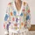 Cute Cartoon Books And Flowers For Cozy Autumn Reading Days For Young Book Lovers All-over Print Knitted Cardigan - 2