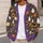 Cute Halloween Ghosts, Pumpkins And Sunflowers For Cozy Autumn Everyday Wear All-over Print Knitted Cardigan - 5