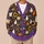 Cute Halloween Ghosts, Pumpkins And Sunflowers For Cozy Autumn Everyday Wear All-over Print Knitted Cardigan - 6