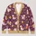 Whimsical Scarf-Wearing Cats, Books And Snowflakes For Cozy Holiday Days All-over Print Knitted Cardigan - 1