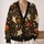 Halloween Ghost Pumpkin Skull Motifs for Spooky Autumn Nights and October Parties All-over Print Knitted Cardigan - 2