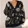 Mothman Full Moon Halloween Night Sky for Teen Gothic Cryptid and Horror Fans All-over Print Knitted Cardigan - 4