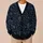 Blue Botanical Floral Line Art for Everyday Layering and Nature-Loving Teen Style All-over Print Knitted Cardigan - 6