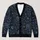 Blue Botanical Floral Line Art for Everyday Layering and Nature-Loving Teen Style All-over Print Knitted Cardigan - 1