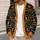 Santa Hat Gingerbread and Snowflakes for Festive Holiday Layering for Teens All-over Print Knitted Cardigan - 5