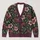 Gothic Pink Blossom Coffin Botanical Motif for Halloween Nights and Dark Academia Style All-over Print Knitted Cardigan - 1