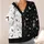 Split Black And White Bats For Gothic Autumn Layering And Everyday Wear All-over Print Knitted Cardigan - 4