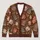 Autumn Teapot Book and Leaf Motifs for Cozy Everyday Layering and Tea Lovers All-over Print Knitted Cardigan - 1