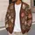 Autumn Teapot Book and Leaf Motifs for Cozy Everyday Layering and Tea Lovers All-over Print Knitted Cardigan - 5