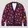 Spider Webs, Pink Balloons And Cookies For Playful Halloween Style All-over Print Knitted Cardigan - 1