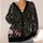 Gothic Skull Collage With Red Moon Cats for Alternative Everyday Layering All-over Print Knitted Cardigan - 4