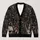 Gothic Skull Collage With Red Moon Cats for Alternative Everyday Layering All-over Print Knitted Cardigan - 1