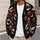 Vampire Fanged Lips for Halloween Nights and Alternative Streetwear for Teenagers All-over Print Knitted Cardigan - 5