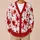 Red Blood Splatter Horror Style for Halloween Parties and Spooky Fall Outings All-over Print Knitted Cardigan - 6