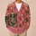 Skeleton Book Lover Holiday Scene for Cozy Reading Days and Winter Cheer All-over Print Knitted Cardigan - 6