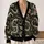 Gothic Snake Skeletons and Roses for Halloween Nights and Everyday Dark Academia All-over Print Knitted Cardigan - 2