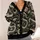 Gothic Snake Skeletons and Roses for Halloween Nights and Everyday Dark Academia All-over Print Knitted Cardigan - 4