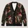 Krampus Holiday Horror for Halloween Parties and Dark Winter Style, Teen Alternative Wear All-over Print Knitted Cardigan - 1