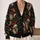 Krampus Holiday Horror for Halloween Parties and Dark Winter Style, Teen Alternative Wear All-over Print Knitted Cardigan - 2