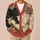 Sleeping Reading Cats With Cottage Garden Flowers for Cozy Fall Evenings All-over Print Knitted Cardigan - 6
