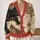 Sleeping Reading Cats With Cottage Garden Flowers for Cozy Fall Evenings All-over Print Knitted Cardigan - 2