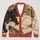 Sleeping Reading Cats With Cottage Garden Flowers for Cozy Fall Evenings All-over Print Knitted Cardigan - 1