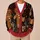 Gothic Gingerbread Man Holiday Party Style for Alternative Teenagers and Winter Hangouts All-over Print Knitted Cardigan - 6