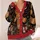 Gothic Gingerbread Man Holiday Party Style for Alternative Teenagers and Winter Hangouts All-over Print Knitted Cardigan - 4