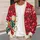 Reading Cat And Funny Book Quote With Nordic Holiday Motifs For Cozy Winter Days All-over Print Knitted Cardigan - 5