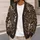 Gothic Skull and Antique Books for Halloween Dark Academia, Teen Fall Everyday Style All-over Print Knitted Cardigan - 5