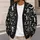 Halloween Pumpkin Bat Spider and Tombstone Motifs for Autumn Celebrations Teen Style All-over Print Knitted Cardigan - 5