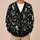 Halloween Pumpkin Bat Spider and Tombstone Motifs for Autumn Celebrations Teen Style All-over Print Knitted Cardigan - 6