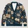 Moon Book Coffee Celestial Night Sky for Cozy Autumn Reading and Study Lovers All-over Print Knitted Cardigan - 1