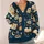Moon Book Coffee Celestial Night Sky for Cozy Autumn Reading and Study Lovers All-over Print Knitted Cardigan - 4
