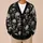 Vintage Grinning Skull Motifs for Halloween Nights and Everyday Dark Style All-over Print Knitted Cardigan - 6