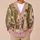 Vintage Library Girl Reading Books for Cozy Autumn Study Days and Quiet Book Lovers All-over Print Knitted Cardigan - 6
