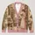 Vintage Library Girl Reading Books for Cozy Autumn Study Days and Quiet Book Lovers All-over Print Knitted Cardigan - 1