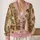 Vintage Library Girl Reading Books for Cozy Autumn Study Days and Quiet Book Lovers All-over Print Knitted Cardigan - 2
