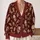 Vintage Vampire Coffins, Rats and Bats for Spooky Halloween Night Outfits Teen Style All-over Print Knitted Cardigan - 2