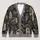 Gothic Skull Sword Mushroom Patchwork for Everyday Alternative Layering All-over Print Knitted Cardigan - 1