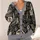 Gothic Skull Sword Mushroom Patchwork for Everyday Alternative Layering All-over Print Knitted Cardigan - 4