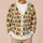 Colorful Books And Botanical Sprigs For Cozy Study Days And Library Lovers Teen Readers All-over Print Knitted Cardigan - 6