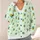 Cute Bumblebee And OR NOT Lettering For Playful Everyday Layering And Teen Style All-over Print Knitted Cardigan - 4